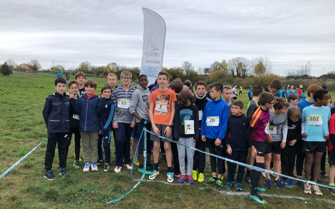 Résultats cross départemental Laval 28/11/2018