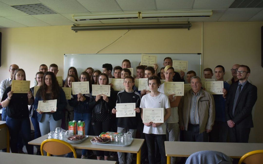 Remise attestation Classe Défense et Citoyenneté