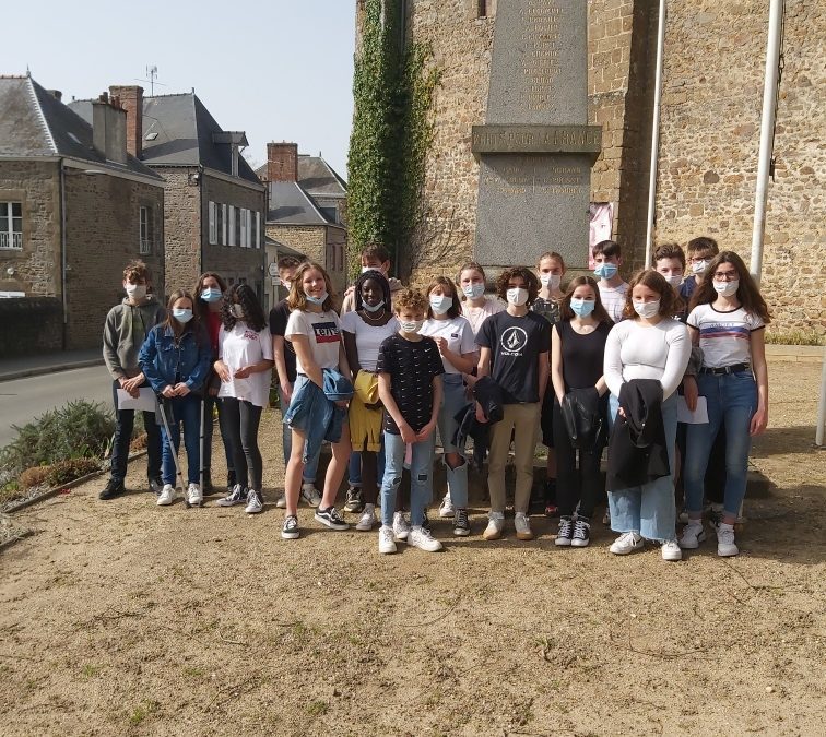 CDSG : sur les traces de la 1ère et de la 2nde Guerre mondiale dans le bourg d’Ambrières.