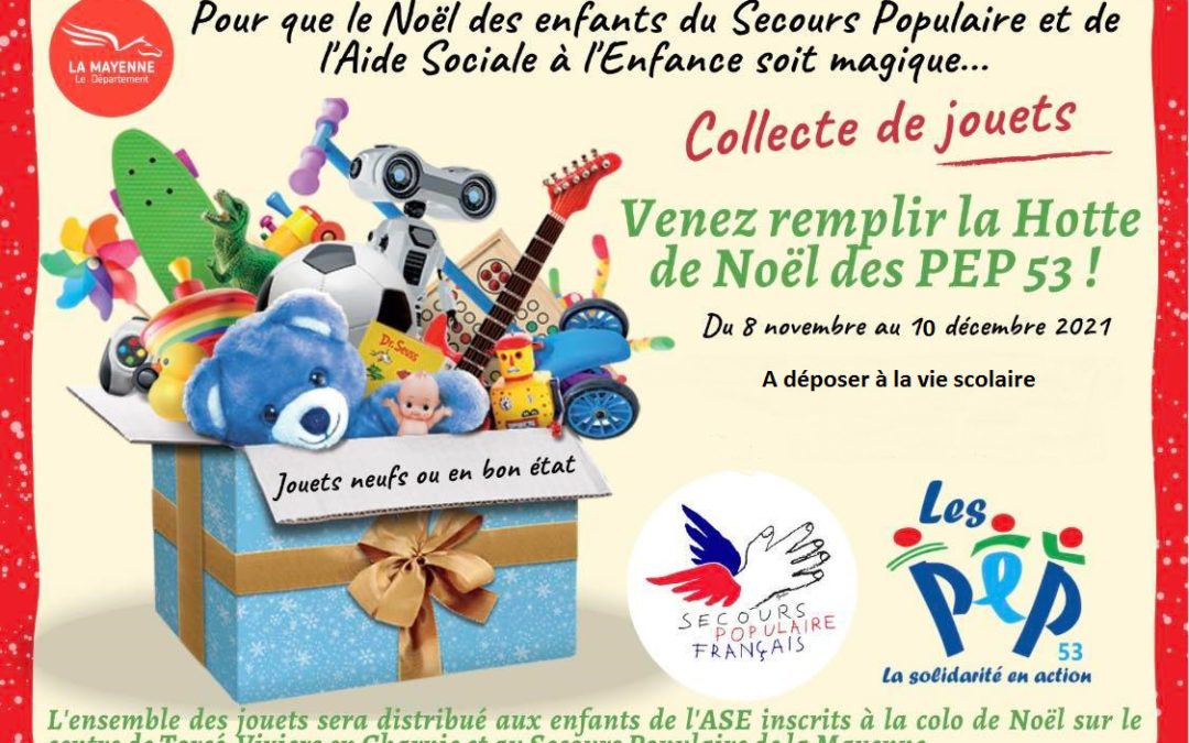 Collecte jouets PEP 53