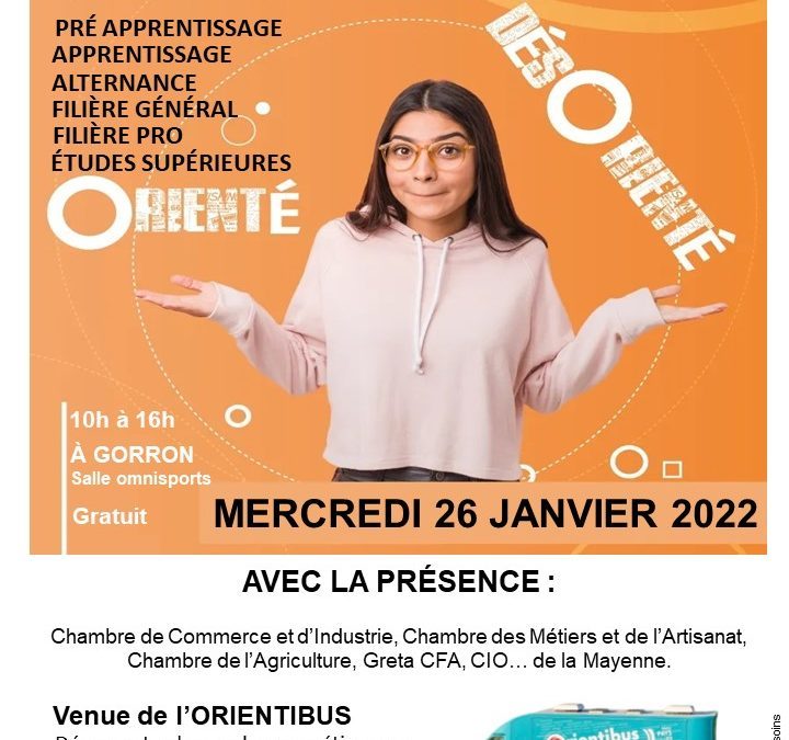 Journée de l’orientation  26 janvier 2022 à Gorron